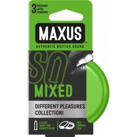 Презервативы в железном кейсе MAXUS Mixed - 3 шт.