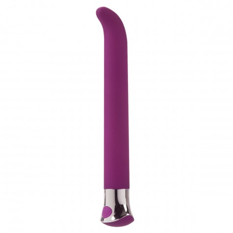 Фиолетовый вибратор 10-Function Risque G Vibes - 14,5 см.